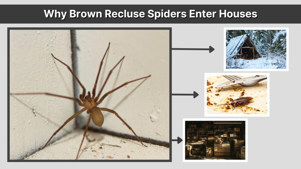 Why Brown Recluse Spiders Enter Houses