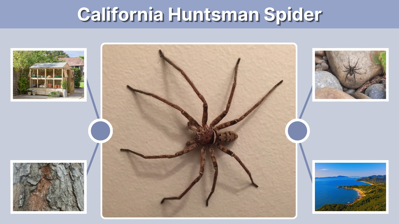 California Huntsman Spider: Identification, Habitat, and Behavior