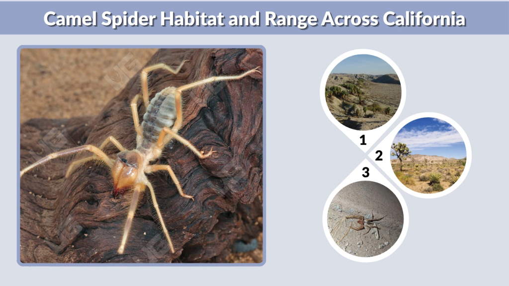 Camel Spider Habitat and Range Across California