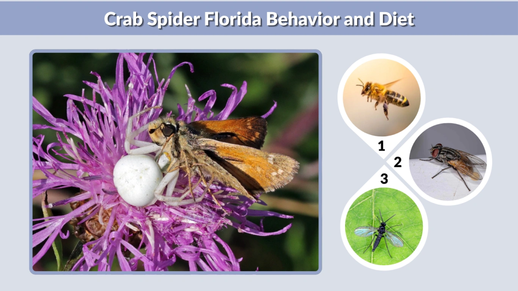 Crab Spider Florida Behavior and Diet