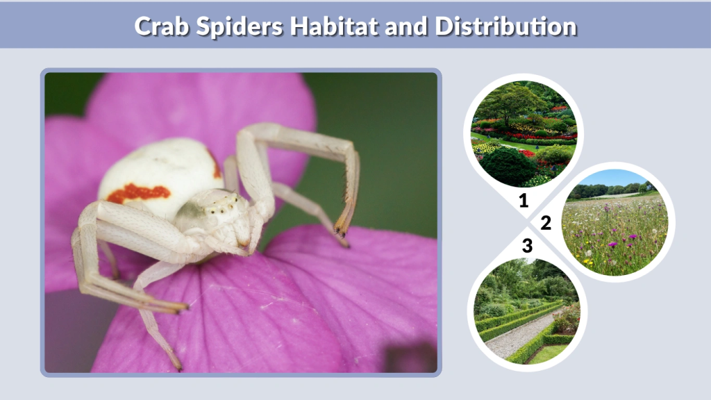 Crab Spiders Habitat and Distribution