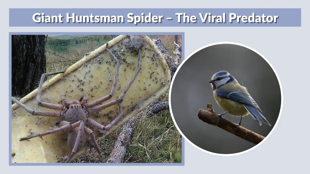 Giant Huntsman Spider – The Viral Predator
