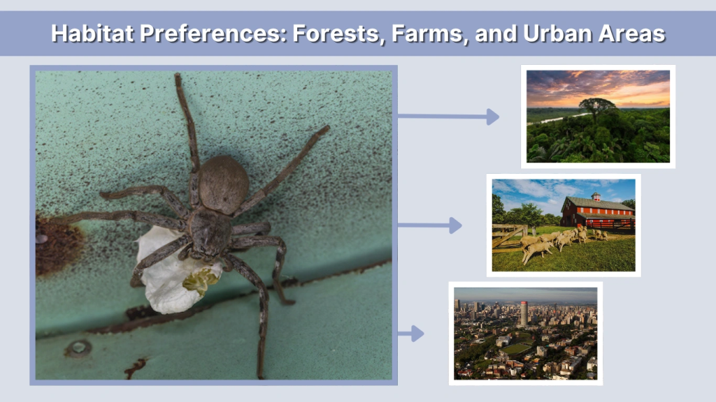 Habitat Preferences Forests, Farms, and Urban Areas