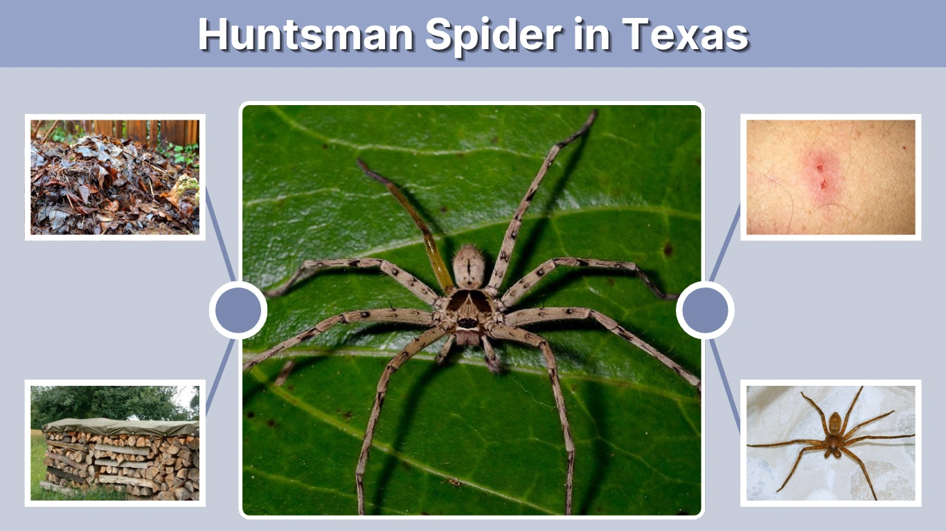 Huntsman Spider in Texas: Identification, Habitat, and Myths