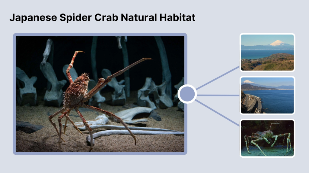 Japanese Spider Crab Natural Habitat