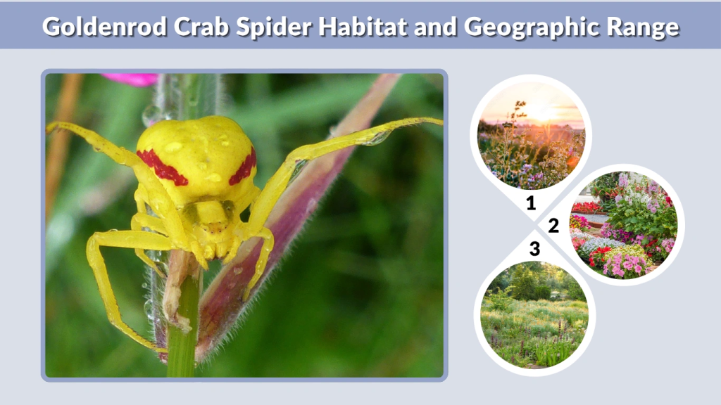 Goldenrod Crab Spider Habitat and Geographic Range