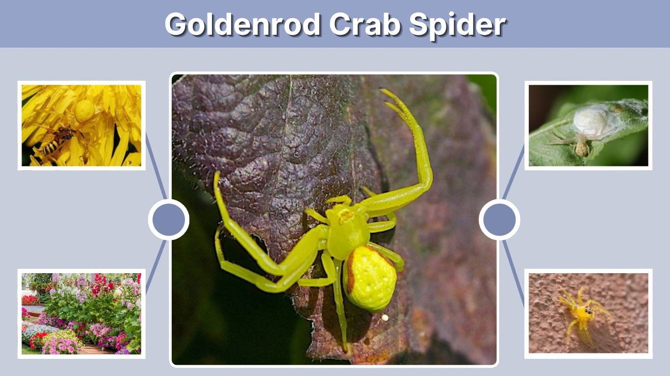 Goldenrod Crab Spider Size Color Habitat And Key Facts