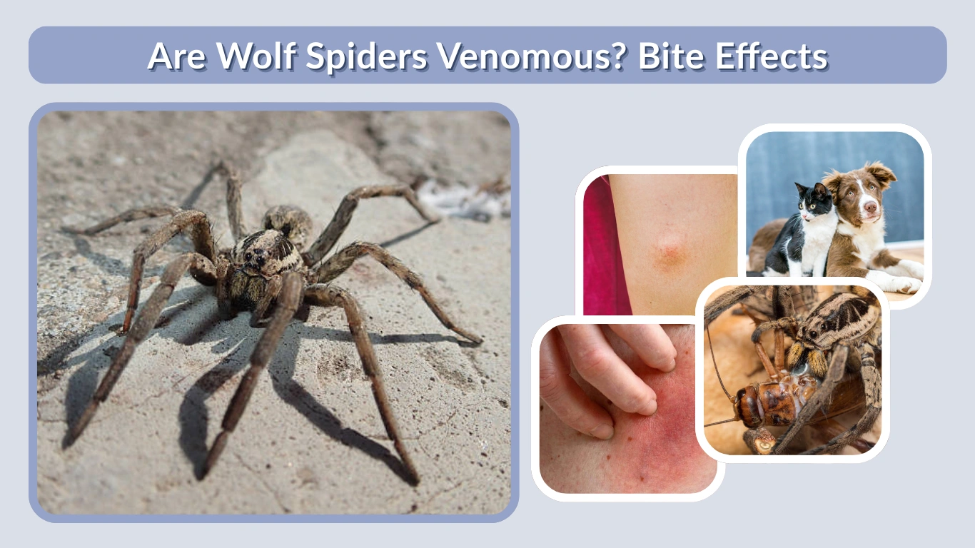 Are Wolf Spiders Venomous Bite Effects, Symptoms & Safety Facts
