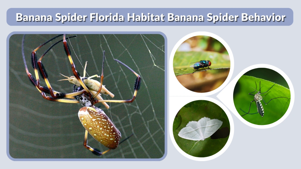 Banana Spider Florida Habitat Banana Spider Behavior