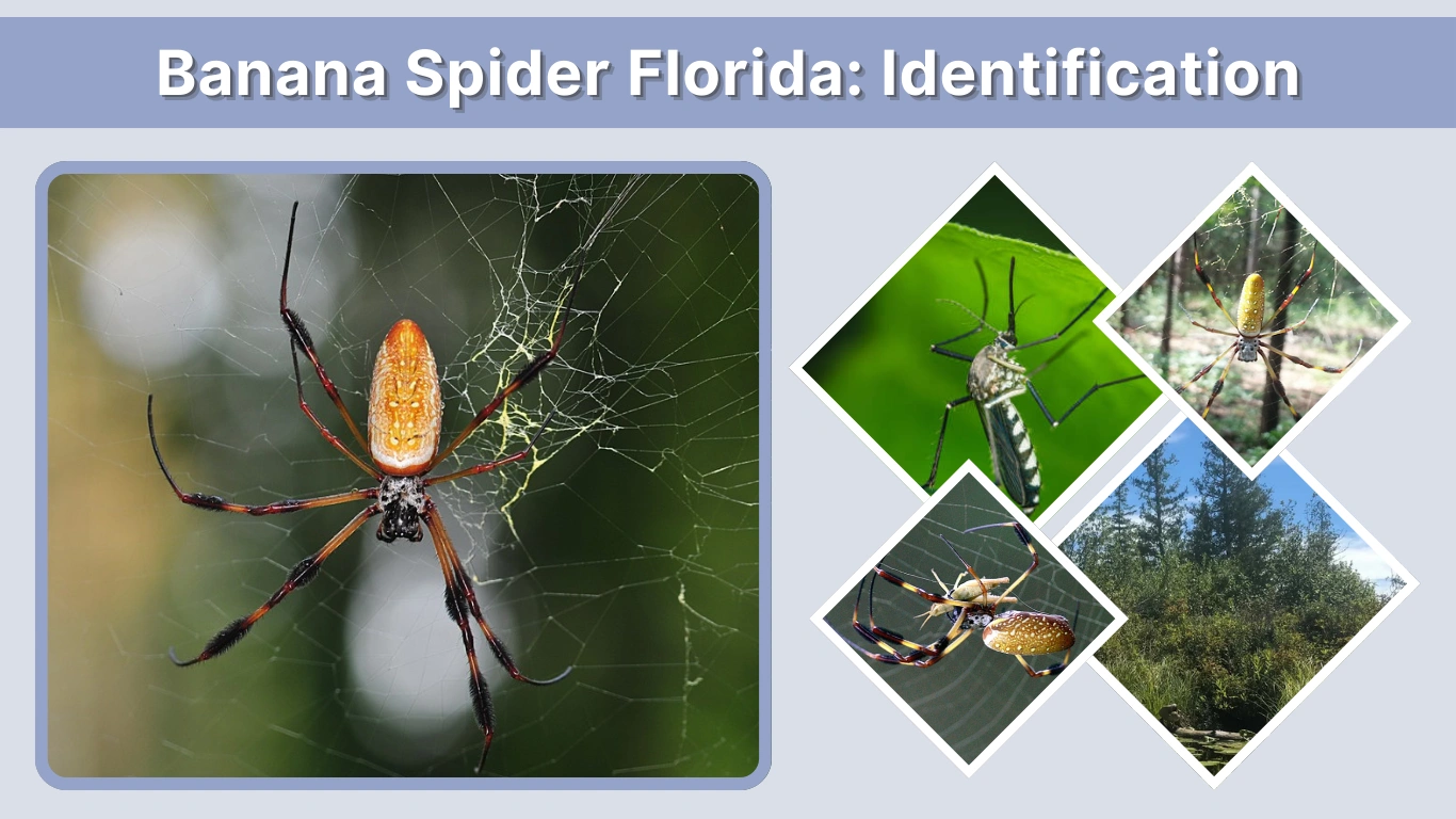 Banana Spider Florida Identification, Habitat, Web and Bite Facts