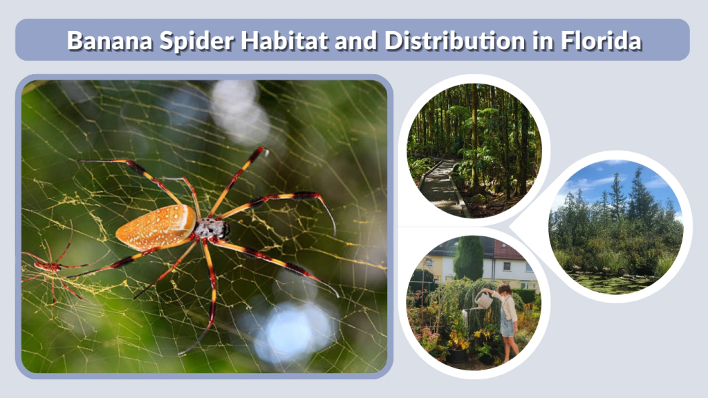 Banana Spider Habitat and Distribution in Florida