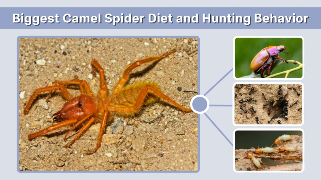 Biggest Camel Spider Diet and Hunting Behavior