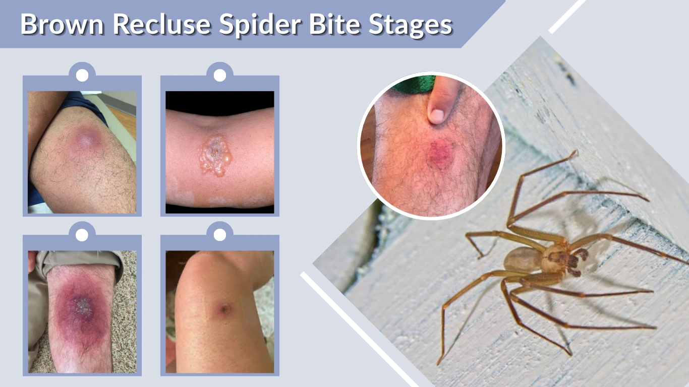 Brown Recluse Spider Bite Stages Timeline and Healing Process