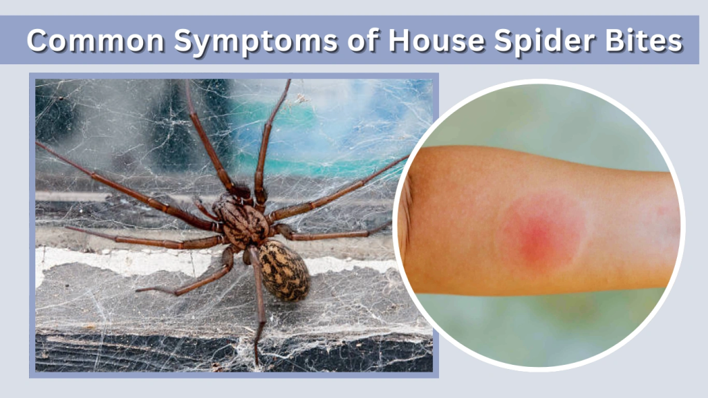 Common Symptoms of House Spider Bites