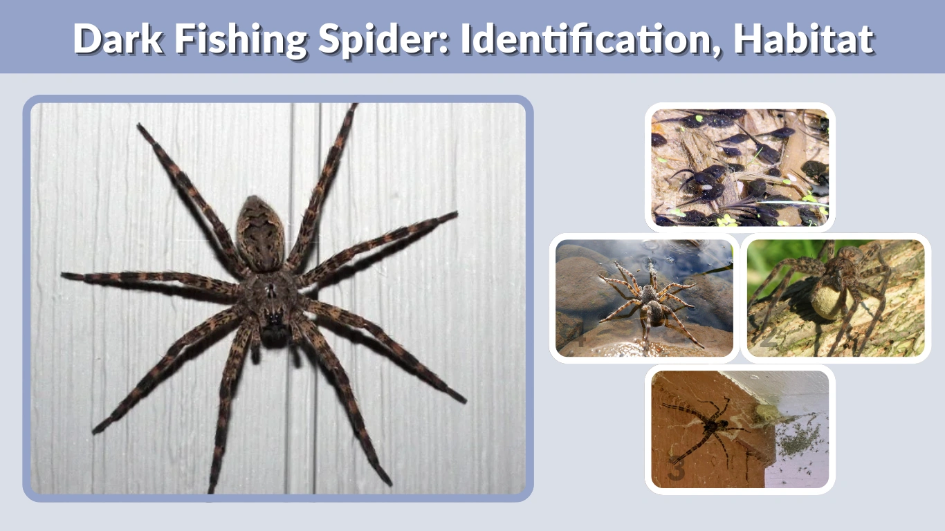 Dark Fishing Spider Identification, Habitat, Bite & Interesting Facts