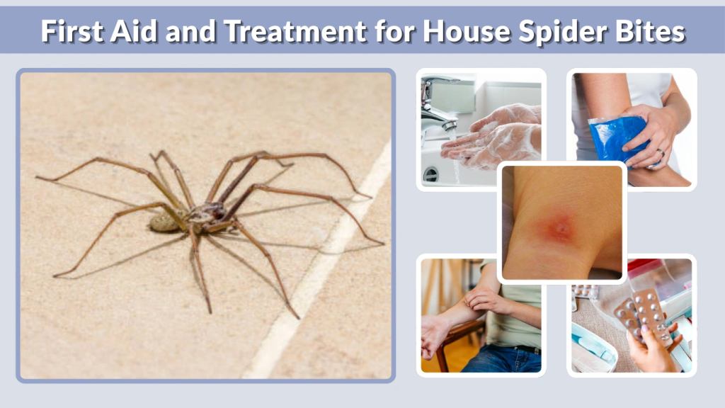 First Aid and Treatment for House Spider Bites