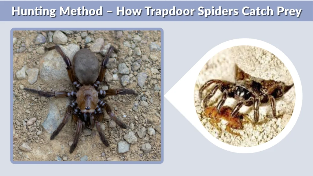 Hunting Method – How Trapdoor Spiders Catch Prey