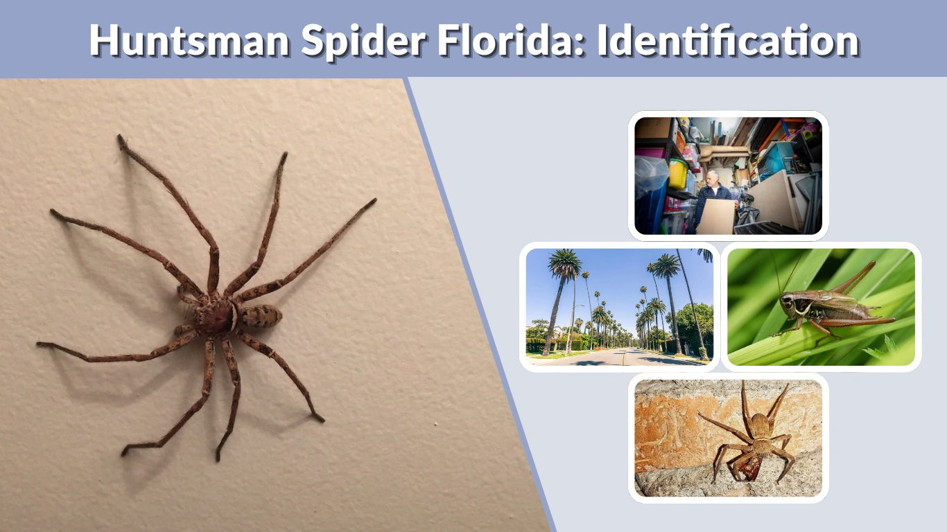 Huntsman Spider Florida Identification, Size, Habitat and Bite