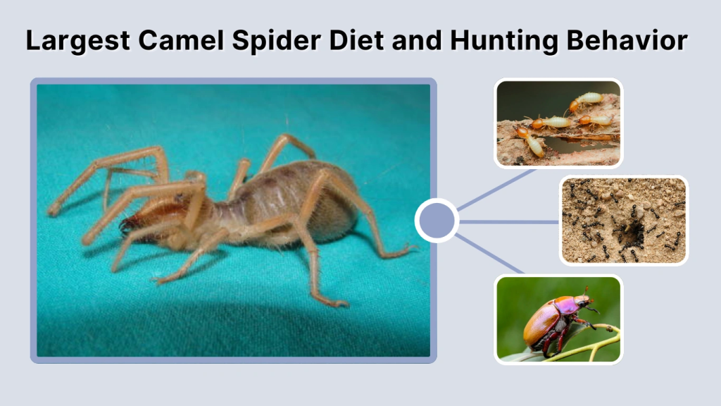 Largest Camel Spider Diet and Hunting Behavior
