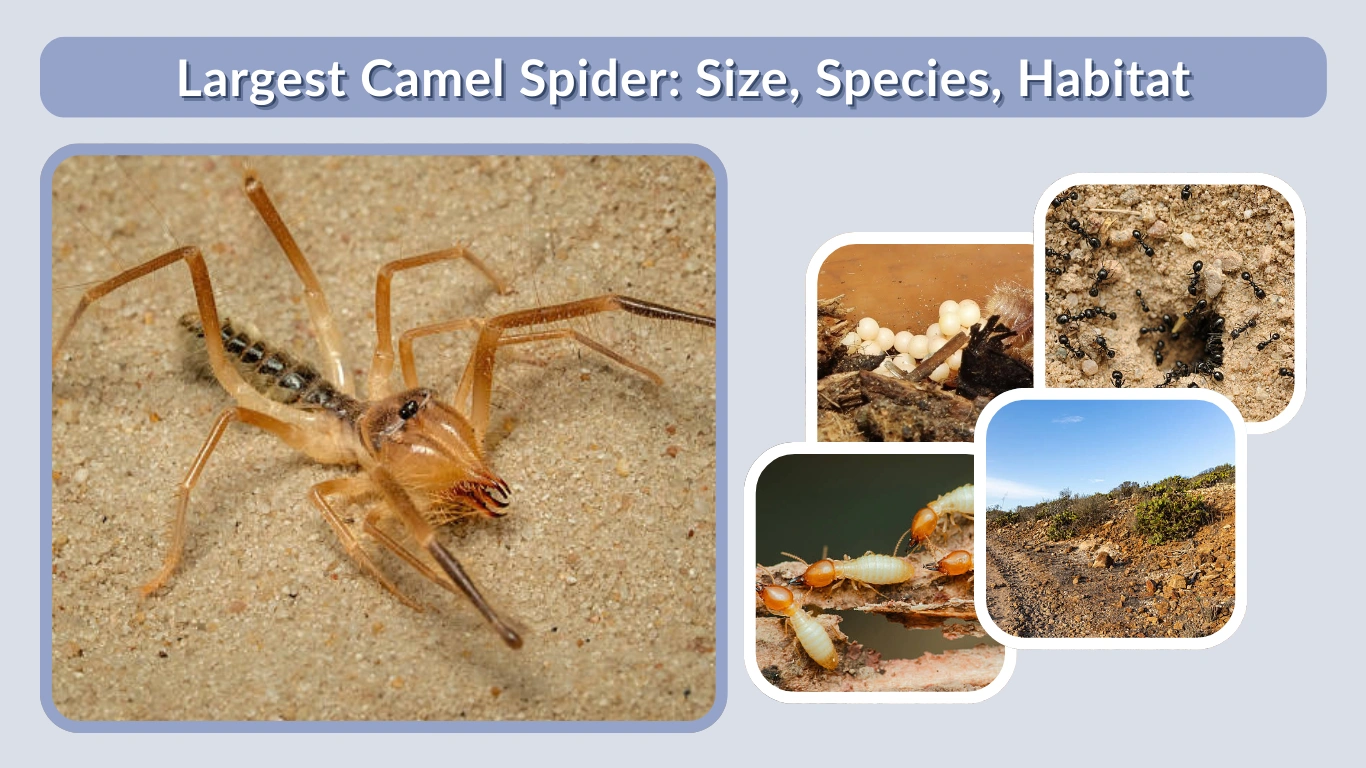 Largest Camel Spider Size, Species, Habitat & Amazing Facts