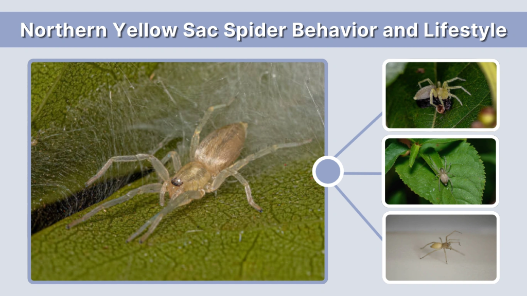 Northern Yellow Sac Spider Behavior and Lifestyle