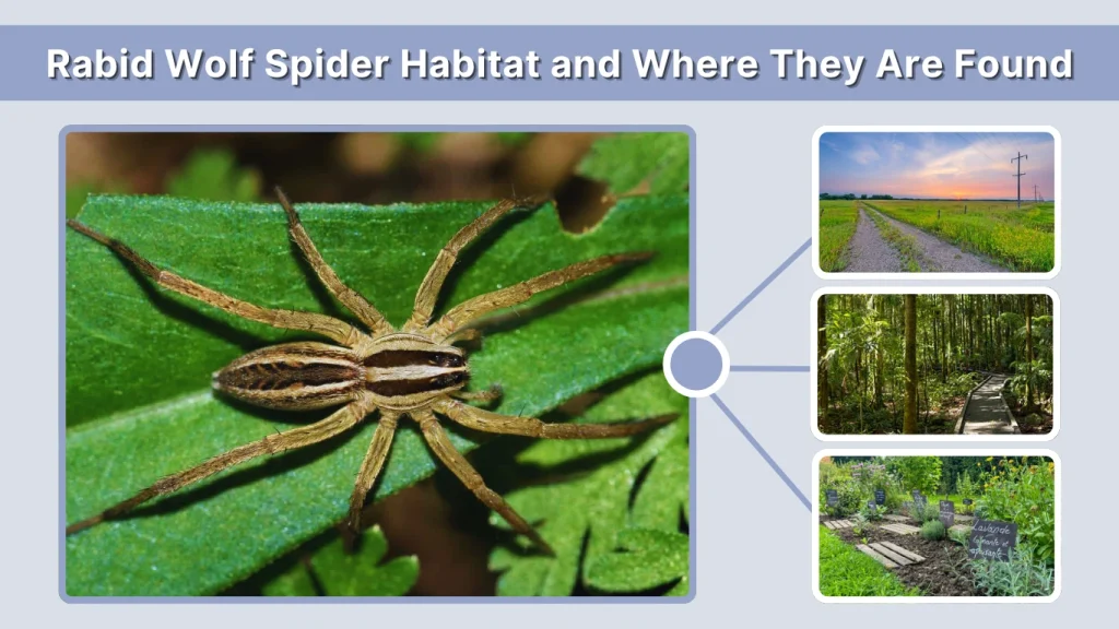 Rabid Wolf Spider Habitat and Where They Are Found
