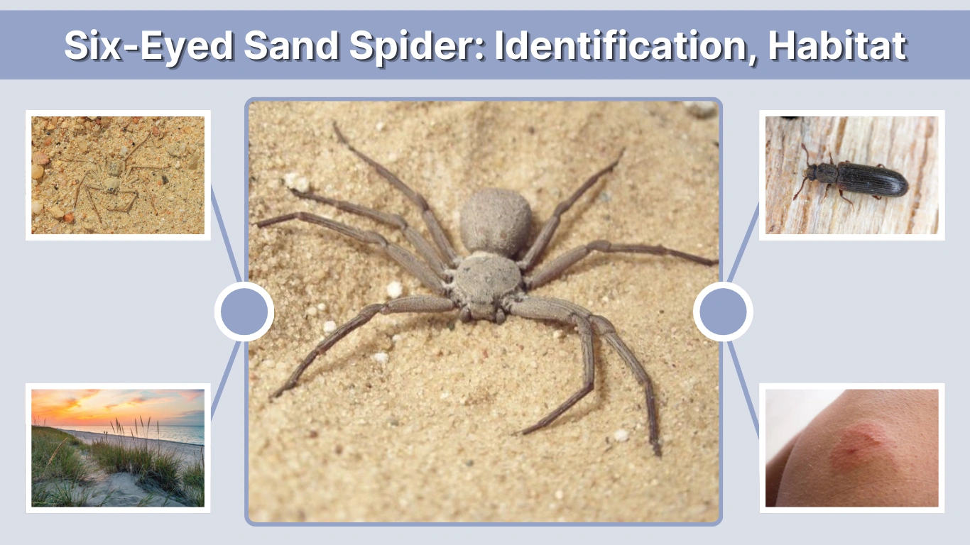 Six-Eyed Sand Spider Identification, Habitat, Venom & Facts