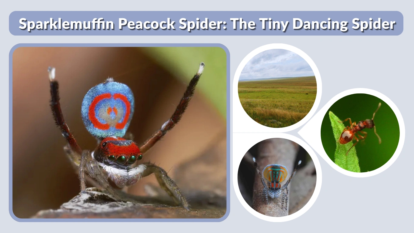 Sparklemuffin Peacock Spider The Tiny Dancing Spider