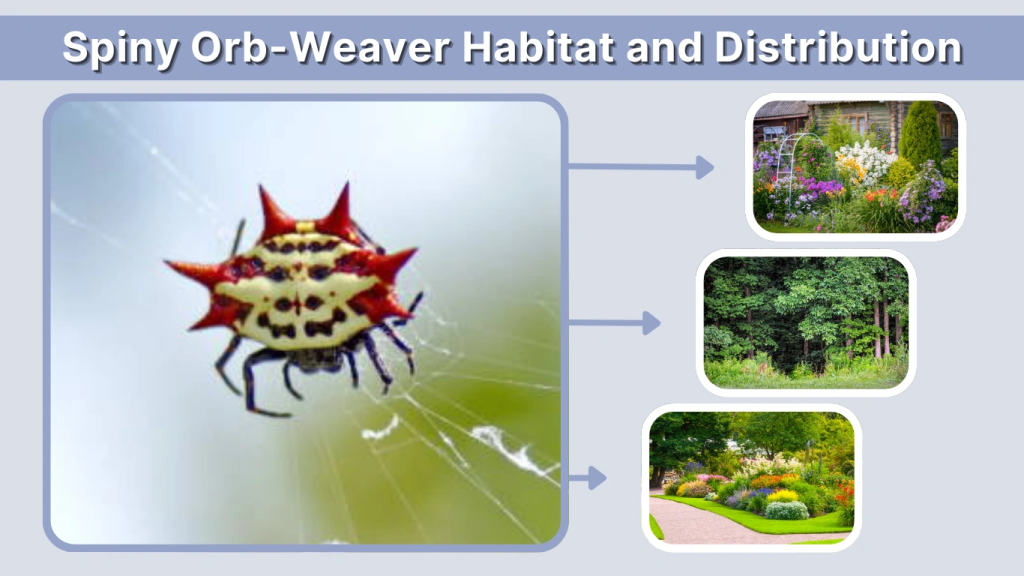 Spiny Orb-Weaver Habitat and Distribution