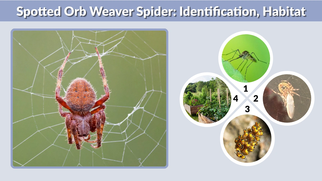 Spotted Orb Weaver Spider Identification, Habitat & Benefits