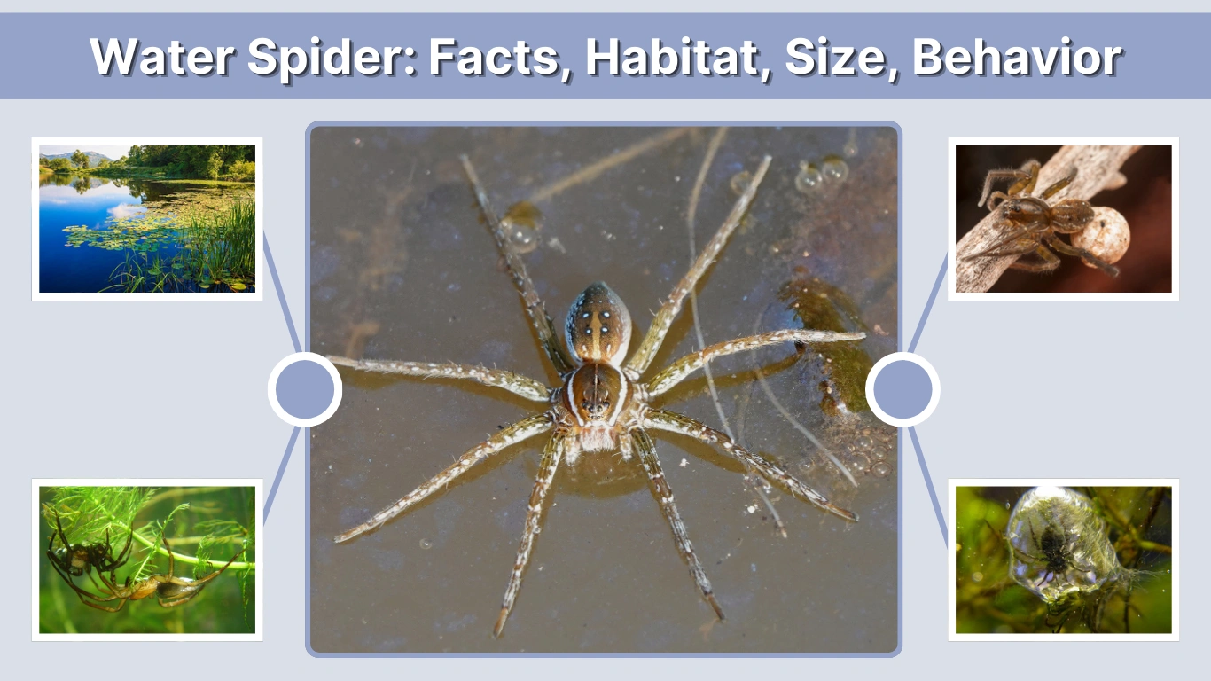 Water Spider: Facts, Habitat, Size, Behavior & Underwater Web