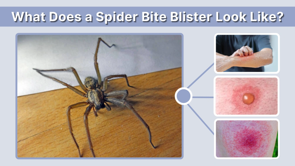 What Does a Spider Bite Blister Look Like