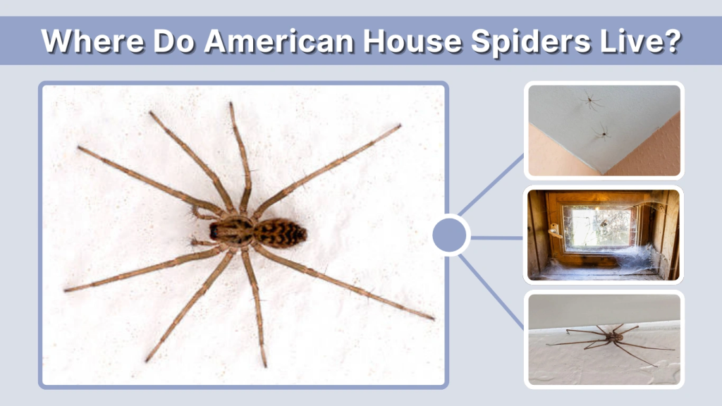 Where Do American House Spiders Live