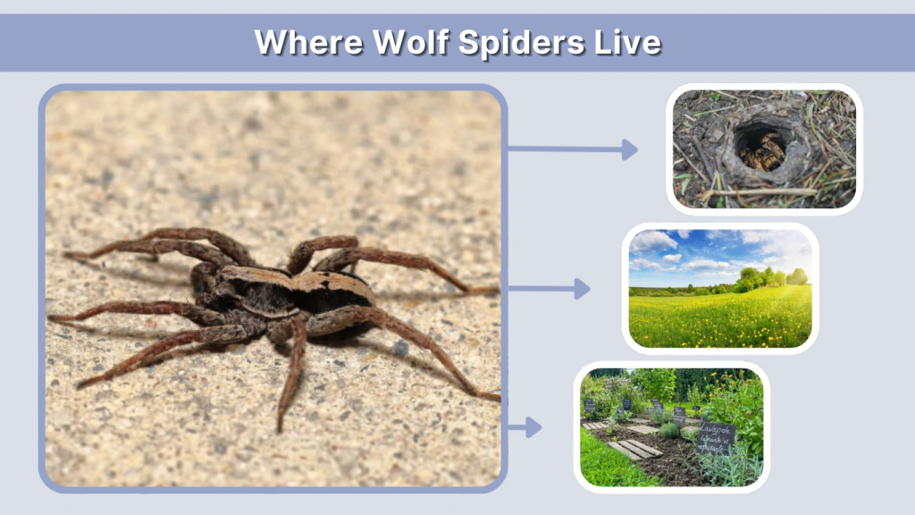 Where Wolf Spiders Live