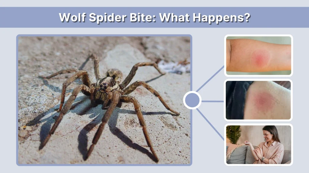 Wolf Spider Bite What Happens