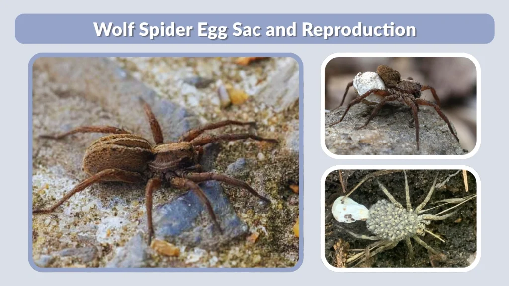 Wolf Spider Egg Sac and Reproduction