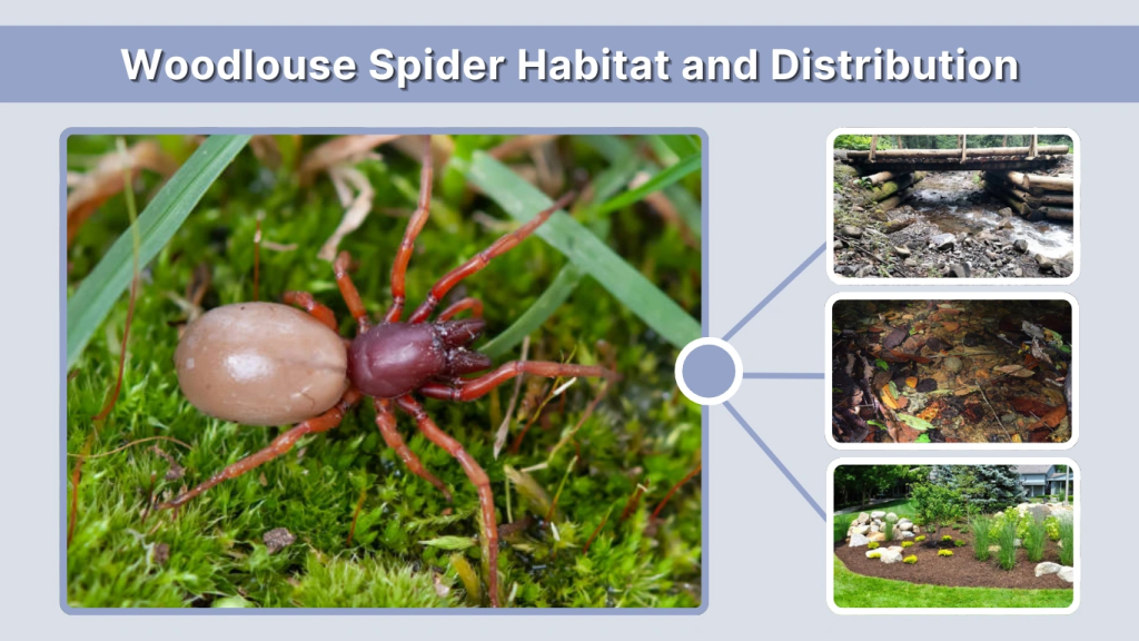 Woodlouse Spider Habitat and Distribution