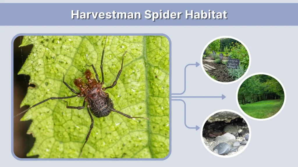 Harvestman Spider Habitat