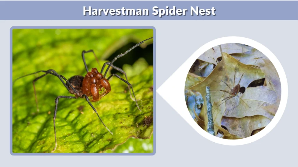 Harvestman Spider Nest