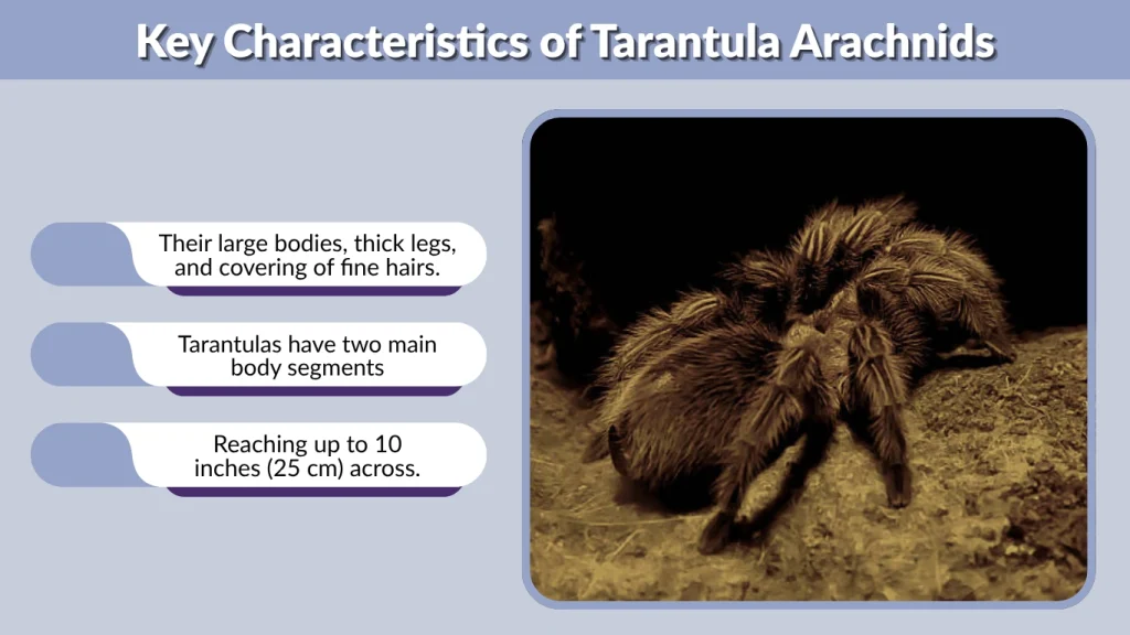 Key Characteristics of Tarantula Arachnids