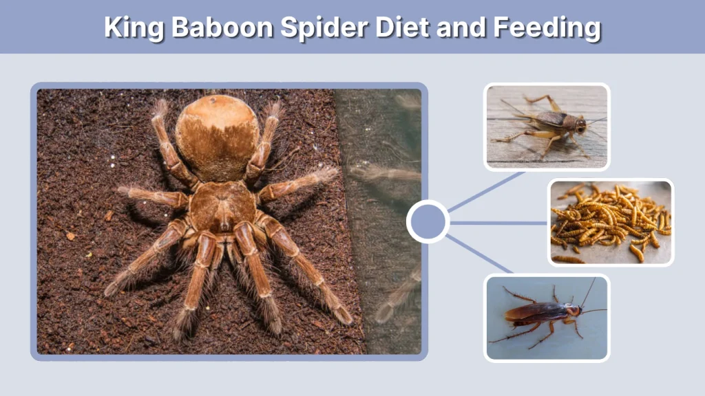 King Baboon Spider Diet and Feeding