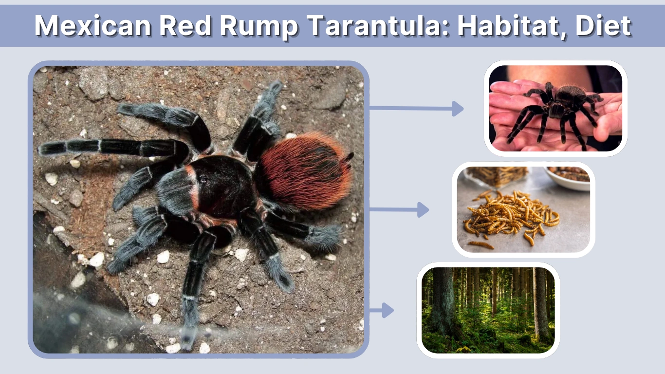 Mexican Red Rump Tarantula Habitat, Diet & Lifespan
