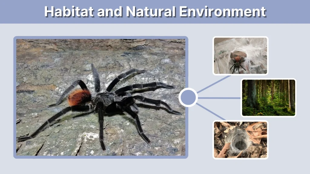Mexican Red Rump Tarantula Habitat and Natural Environment