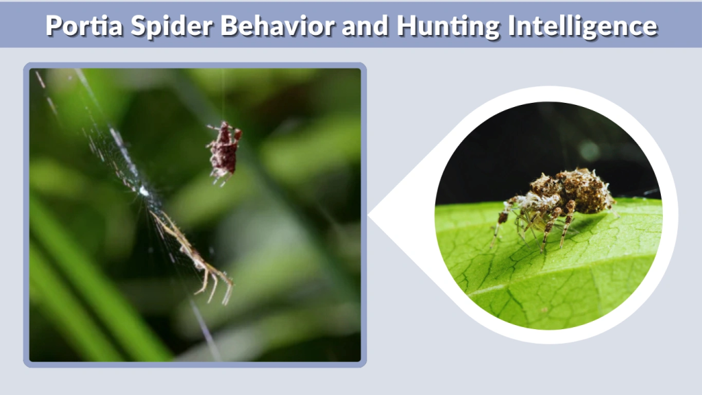 Portia Spider Behavior and Hunting Intelligence