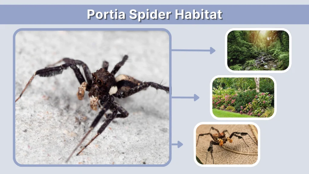 Portia Spider Habitat