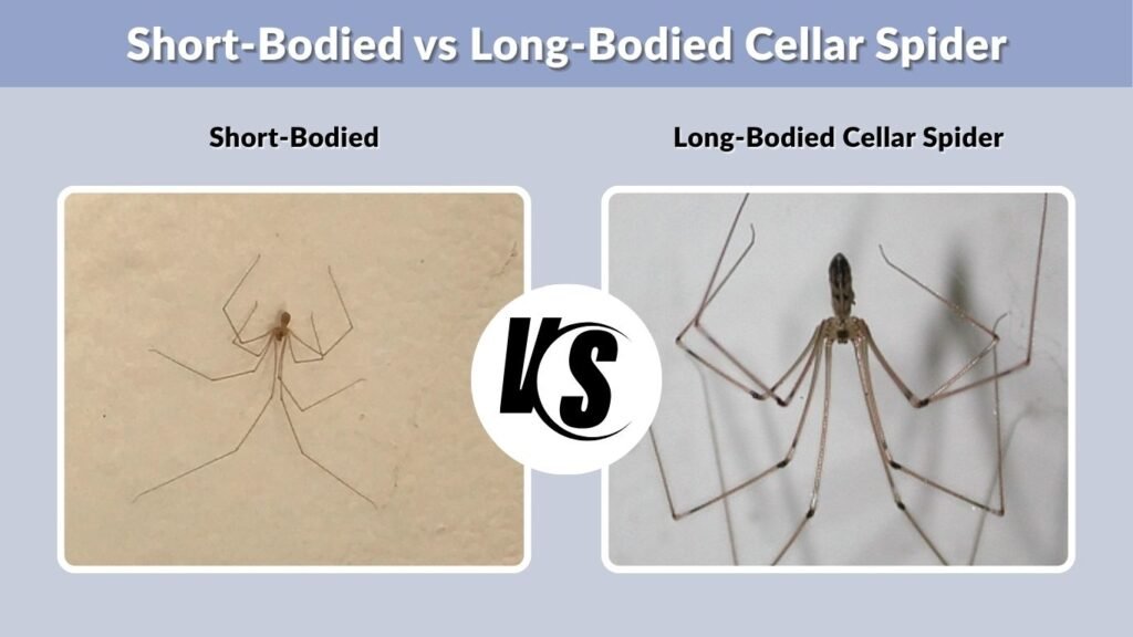 Short-Bodied vs Long-Bodied Cellar Spider