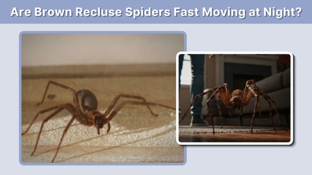 Are Brown Recluse Spiders Fast Moving at Night?