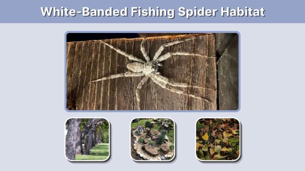 White-Banded Fishing Spider Habitat