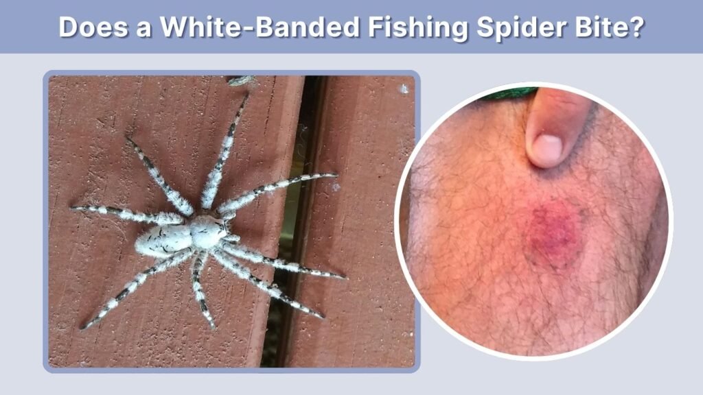 Does a White-Banded Fishing Spider Bite?