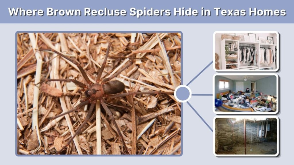 Where Brown Recluse Spiders Hide in Texas Homes